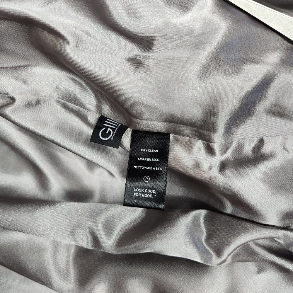 Kenneth Cole Grooved Faux Fur Belted Coat - Picture 7 of 7